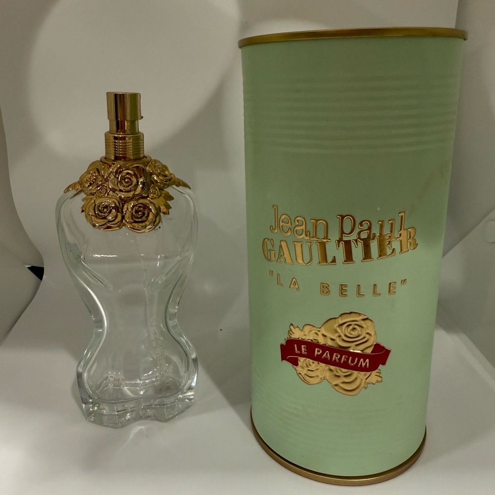 Jean Paul Gaultier La Belle Perfume Intense - EMPTY BOTTLE & CONTAINER O…